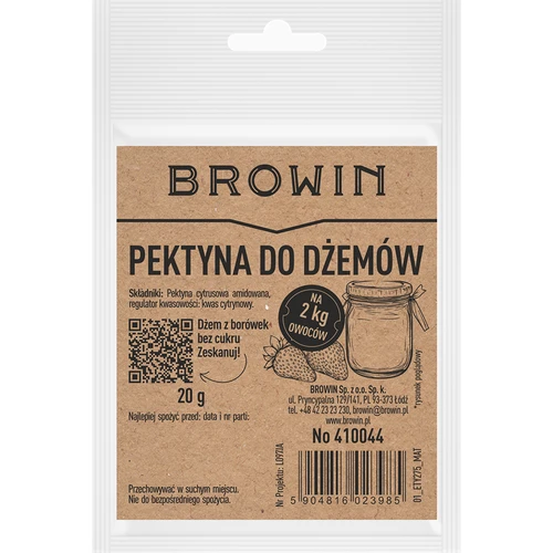 Pektiini hilloille - sitrushedelmien amidattu hyytelöintiin, 20 g  - 1 