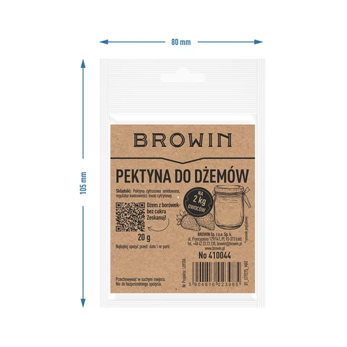 Pektiini hilloille - sitrushedelmien amidattu hyytelöintiin, 20 g - 4
