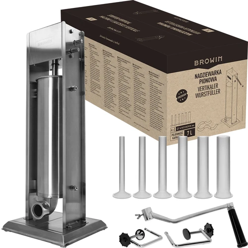 Premium-pystymallinen makkaratäytin, 7 L - 2