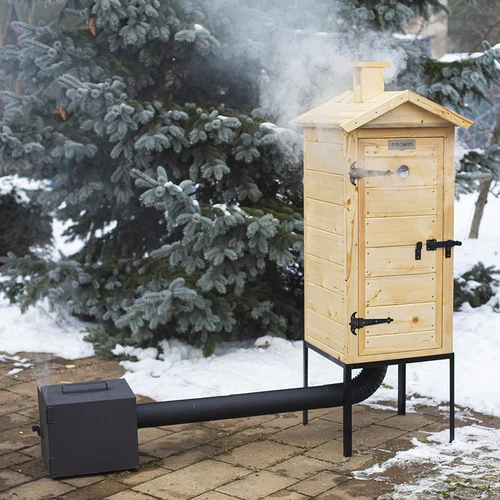 Puinen pihasavustin 100 cm, tulipesällä - 5