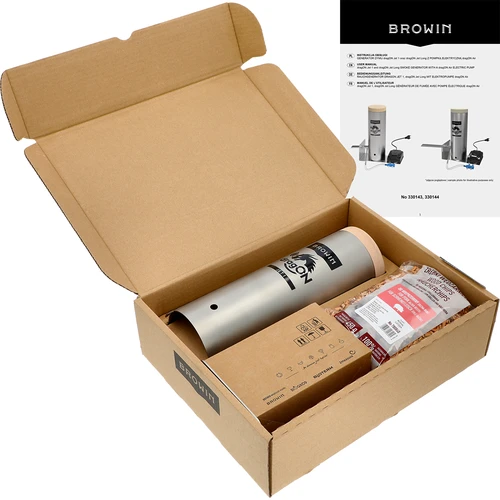 Puinen pihasavustin 200 L – dragON Wood 100E sähköisellä lämmitysmoduulilla ja ohjaimella - 11