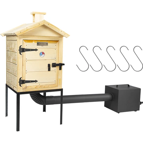 Puinen savustin 60 cm, tulipesällä - 2