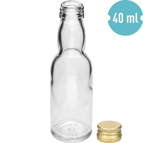Maluch-pullo kullanvärisellä kierrekorkilla, 40 ml, 10 kpl - 6