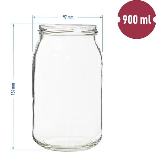 Purkit TO 900ml fi82/6 - 8kpl. - 6