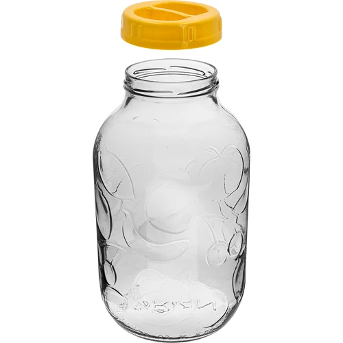 Purkki TO 5 L ja muovikansi fi 100, kahvalla - 2