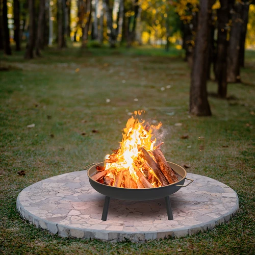 Puutarhan tulikulho Ø58 cm, pyöreä kulhomalli - 10