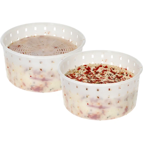 Pyöreä juustonvalmistusmuotti Ø 13 x 7 cm 800 g:lle - 4