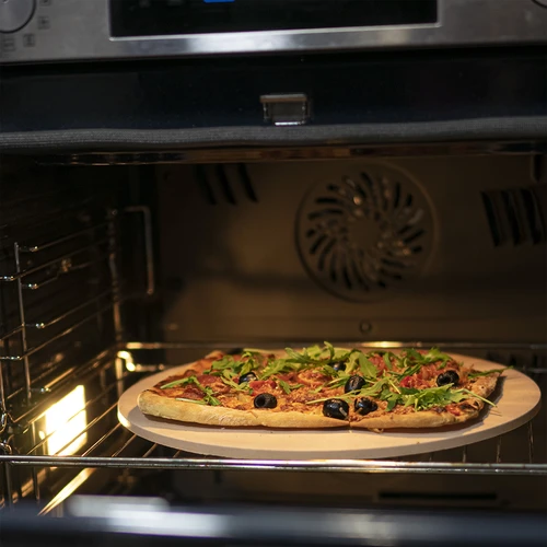 Pyöreä pizzakivi, valmistettu kordieriitista, halkaisija 33 cm - 11