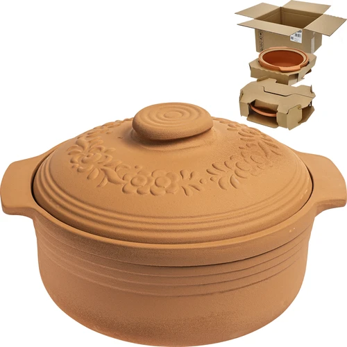 Pyöreä roomalainen pata 4L  - 1 