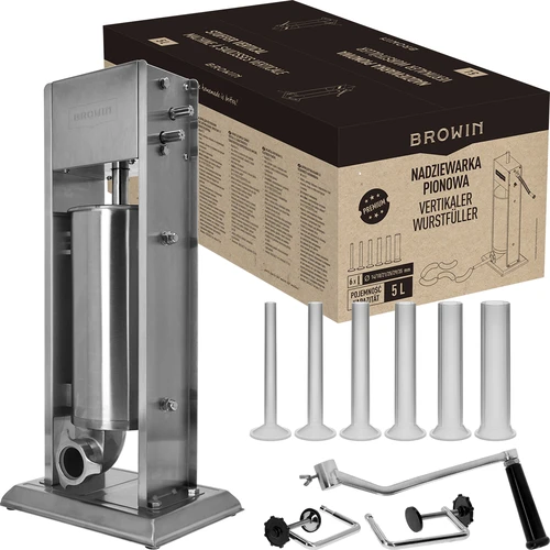 Pystymallinen makkarantäytin Premium 5 L - 2