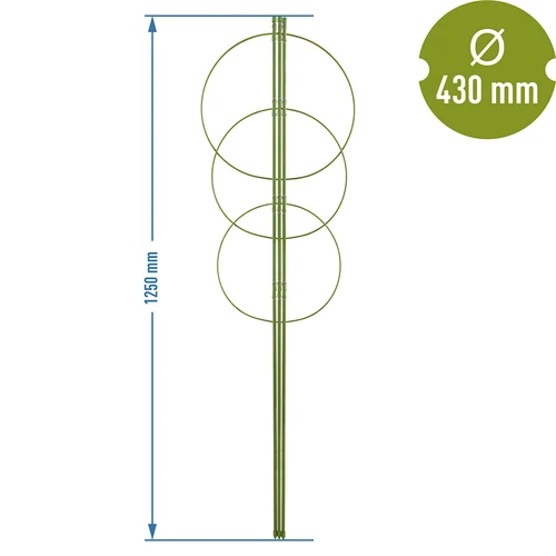 Rengastuki kasveille 3 rengasta 1,2m - 2