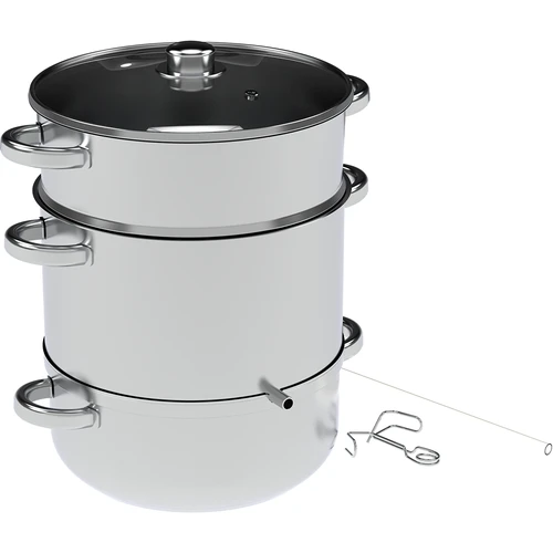 Ruostumaton teräsmehuprässi 8 L  - 1 