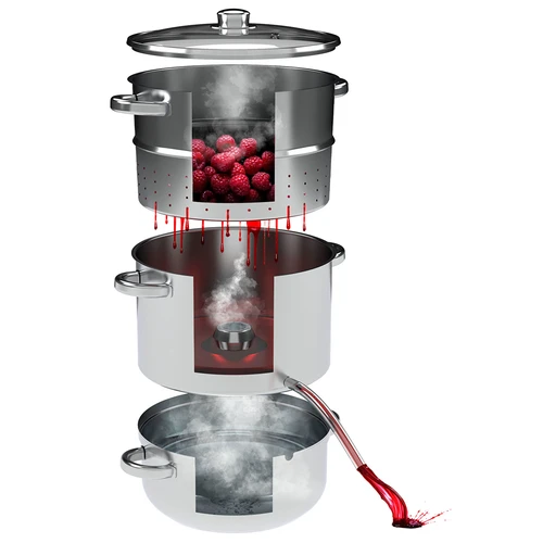 Ruostumaton teräsmehuprässi 8 L - 4