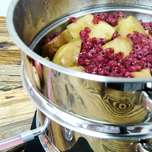 Ruostumaton teräsmehuprässi 8 L - 16