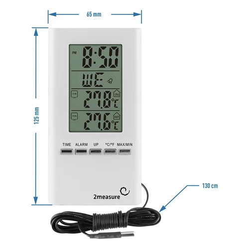Sääasema – elektroninen, anturi, valkoinen - 3
