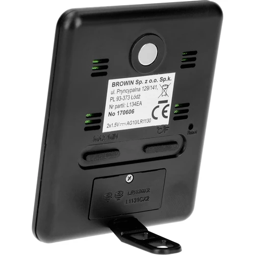 Sääasema – elektroninen, langaton, musta - 3