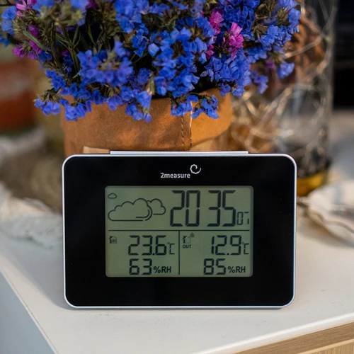 Sääasema RCC – elektroninen, langaton, taustavalaistu anturi, musta - 13