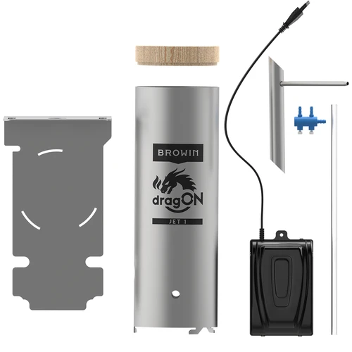 Sähköinen savustinkaappi dragON PLYWOOD NATURE 100E sähköisellä lämmitysmoduulilla ja ohjaimella - 12