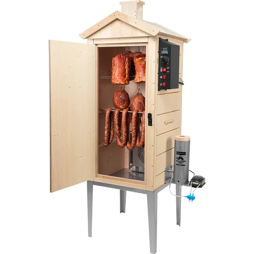 Sähköinen savustinkaappi dragON PLYWOOD NATURE 100E sähköisellä lämmitysmoduulilla ja ohjaimella - 4