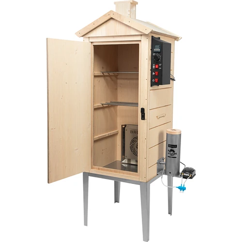 Sähkösavustin dragON PLYWOOD NATURE 100E sähköisellä lämmityselementillä ja ohjaimella - 3