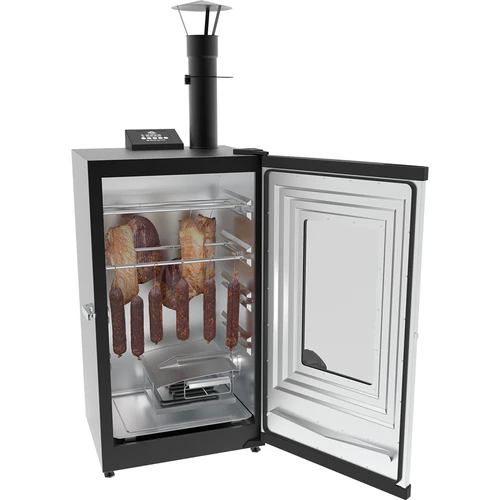 Sähkösavustinkaappi – dragON savugeneraattorilla, digitaalinen 65 l - 6