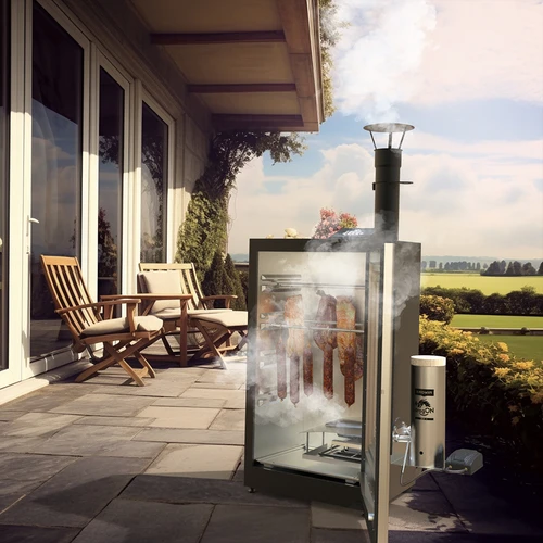 Sähkösavustinkaappi – dragON savugeneraattorilla, digitaalinen 65 l - 31