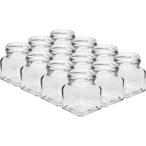Sarja 12 x 120ml purkki + 30 etikettiä mausteiden merkitsemiseen - 4