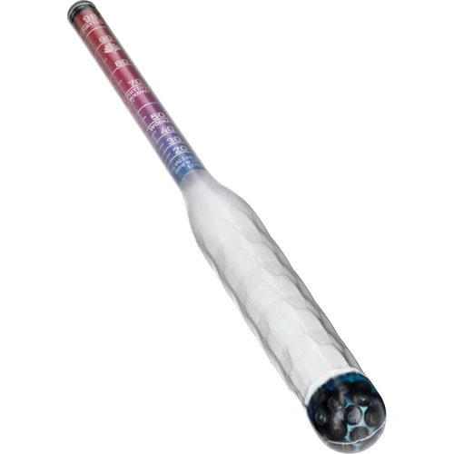 Särkymätön alkoholimittari mittaputkella, mittausalue 20–98 % - 2