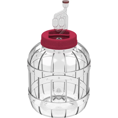 Särkymätön, monikäyttöinen käymispurkki, 5 L  - 1 