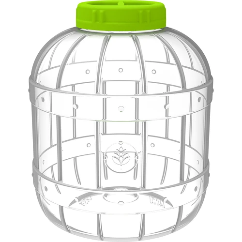 Särkymätön, monikäyttöinen purkki, 8 L  - 1 