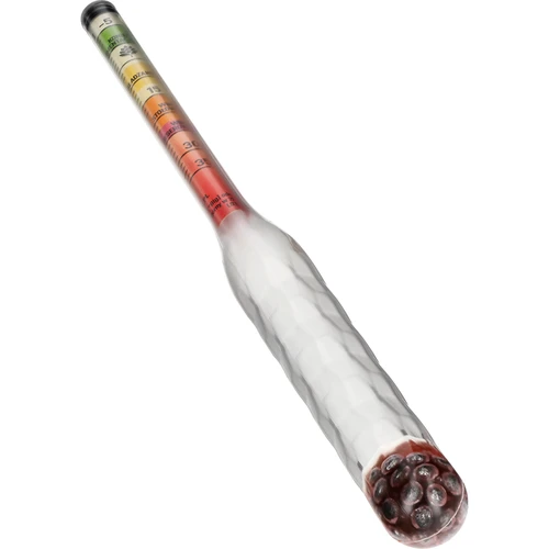 Särkymätön sokerimittari mittaputkella, mittausalue: -5-35°Blg - 2