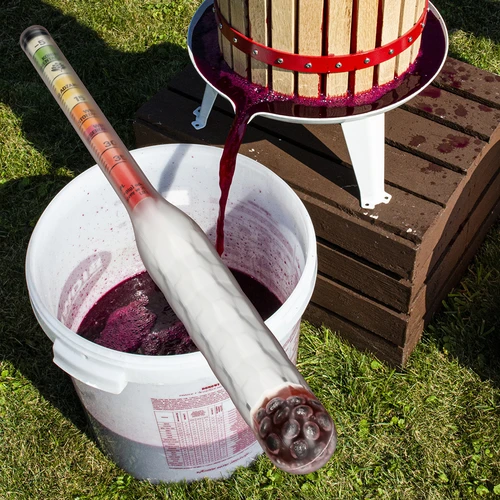 Särkymätön sokerimittari mittaputkella, mittausalue: -5-35°Blg - 8