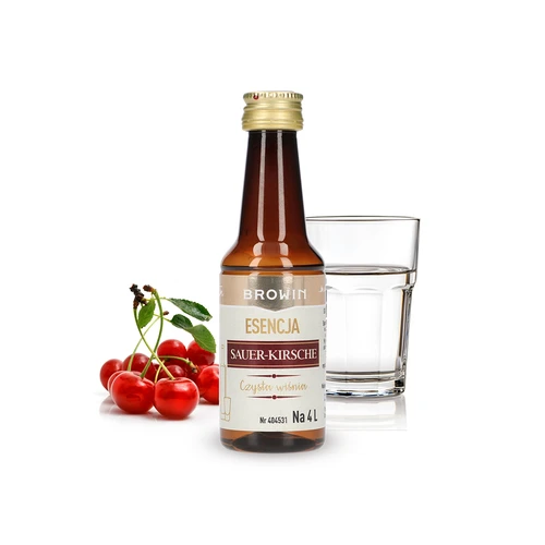 Sauer-Kirsche -esanssi – Kirkas hapankirsikka, 40 ml, 4 litralle - 3