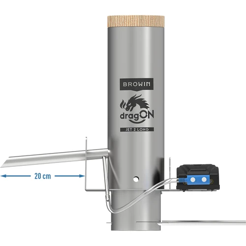 Savugeneraattori dragON JET 2 LONG tuhkalaatikolla - 2