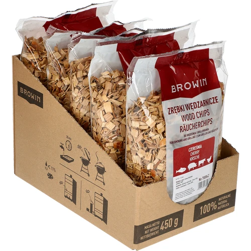 Savuhake savustukseen/grillaukseen, kirsikka, 450 g, luokka 10 - 2