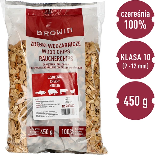 Savuhake savustukseen/grillaukseen, kirsikka, 450 g, luokka 10 - 3
