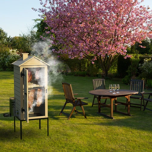 Savustin 200 L dragON Larch E21 - lehtikuusesta, sähköisellä lämmityselementillä ja ohjaimella - 19