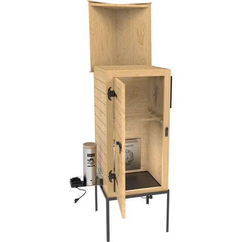 Savustin 200 L dragON Larch E21 - lehtikuusesta, sähköisellä lämmityselementillä ja ohjaimella - 7