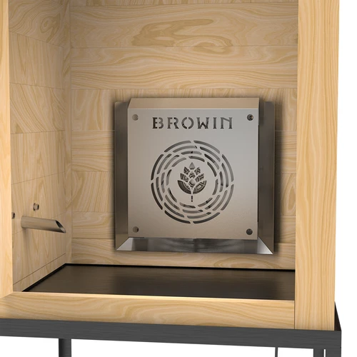 Savustin 200 L dragON Larch E21 - lehtikuusesta, sähköisellä lämmityselementillä ja ohjaimella - 10