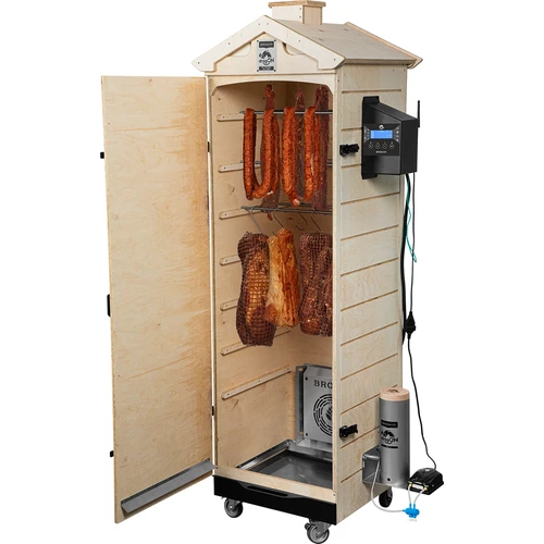 Savustin dragON PLYWOOD NATURE – kehyksetön, modulaarinen, Wi-Fi-ohjaimella, 320L - 4