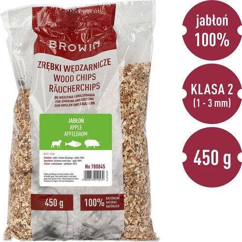 Savustus-/grillilastut, OMENAPUU – 450 g, luokka 2 - 2
