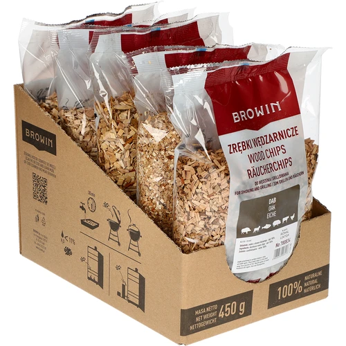 Savustus-/grillilastut, tammi, 450 g, kl. 8 - 3