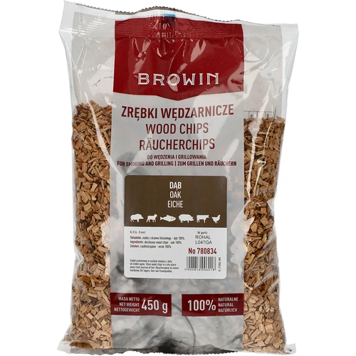 Savustushake/grillihake, tammi, 450 g, luokka 8