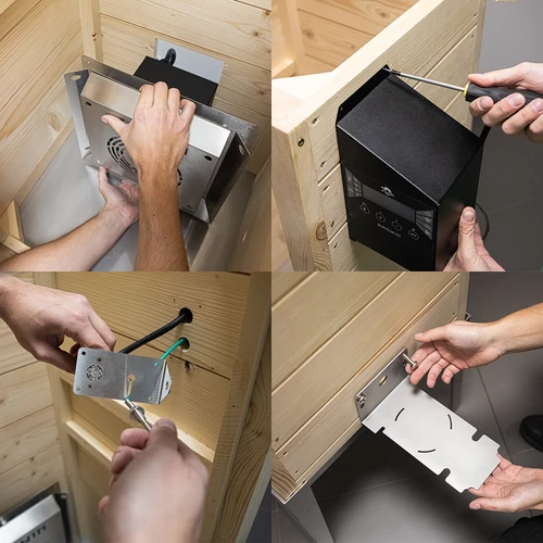 Savustuskaappi Wi‑Fi-yhteydellä, 200 L — dragON WOOD 100IQ sähköisellä lämmitysmoduulilla ja ohjaimella - 14