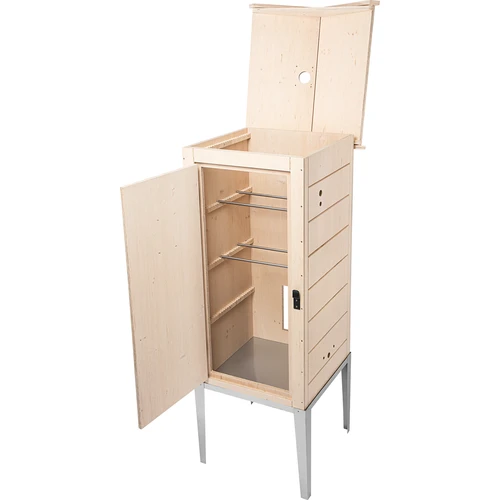 Savustuskammio sertifioidusta vanerista, 200L, ruostumattomalla jalustalla - 2