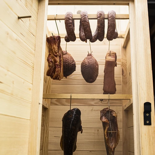 Savustuskoukut – S, 45° viistetty, 5 mm x 150 mm, 5 kpl - 9