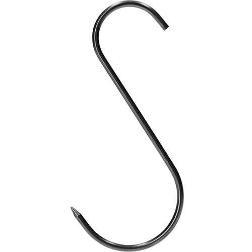 Savustuskoukut – S-malli, teroitetut, 4 mm x 150 mm, 15 kpl - 4