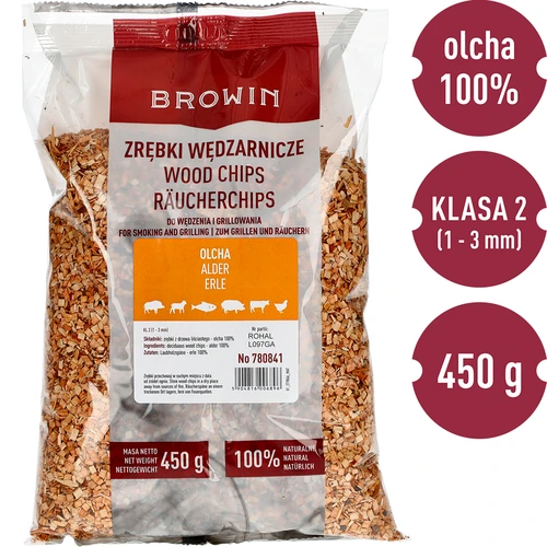 Savustuslastut (100 % leppä) luokka 2 - 450 g x5 - 3