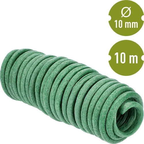 Sienellä päällystetty puutarhalanka, vihreä, 10 m, fi 10mm - 2