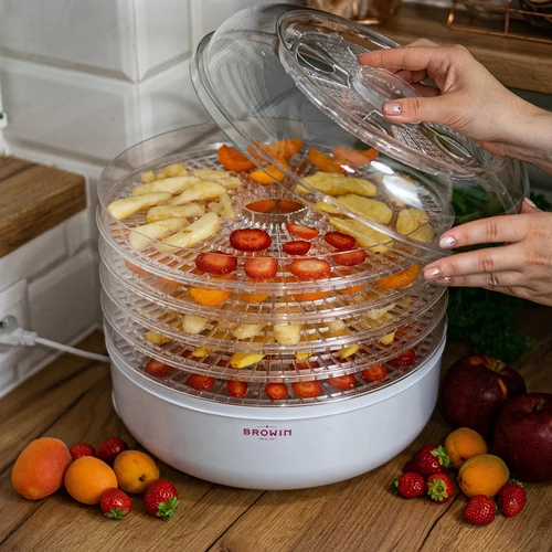 Sienien, hedelmien, vihannesten ja yrttien kuivuri 125 W - 12